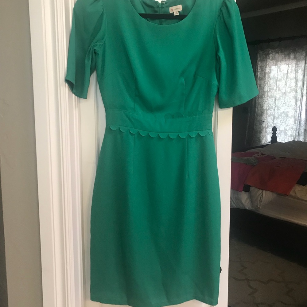 Daniel Cremieux emerald green dress, sz 0